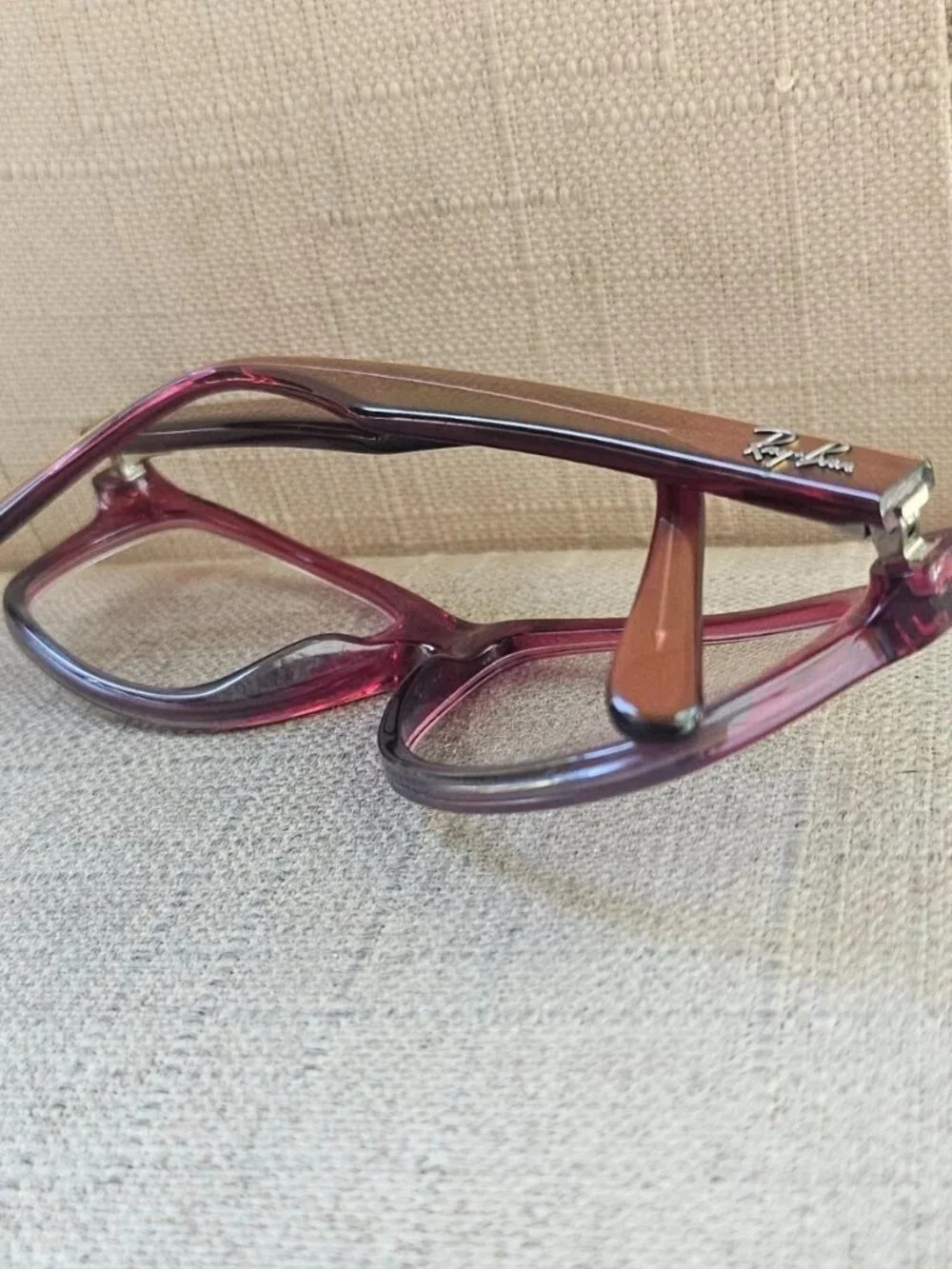Ray-Ban Kid Youth Eyeglasses Double Tone Red Eyewear RB1531 3648 Glasses